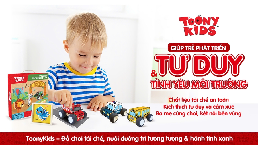 Ưu đãi Toony Kids: Giảm 10K cho đơn từ 200K