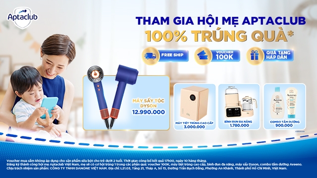 Aptamil - Lựa chọn sữa công thức được nhiều bà mẹ quan tâm hiện nay